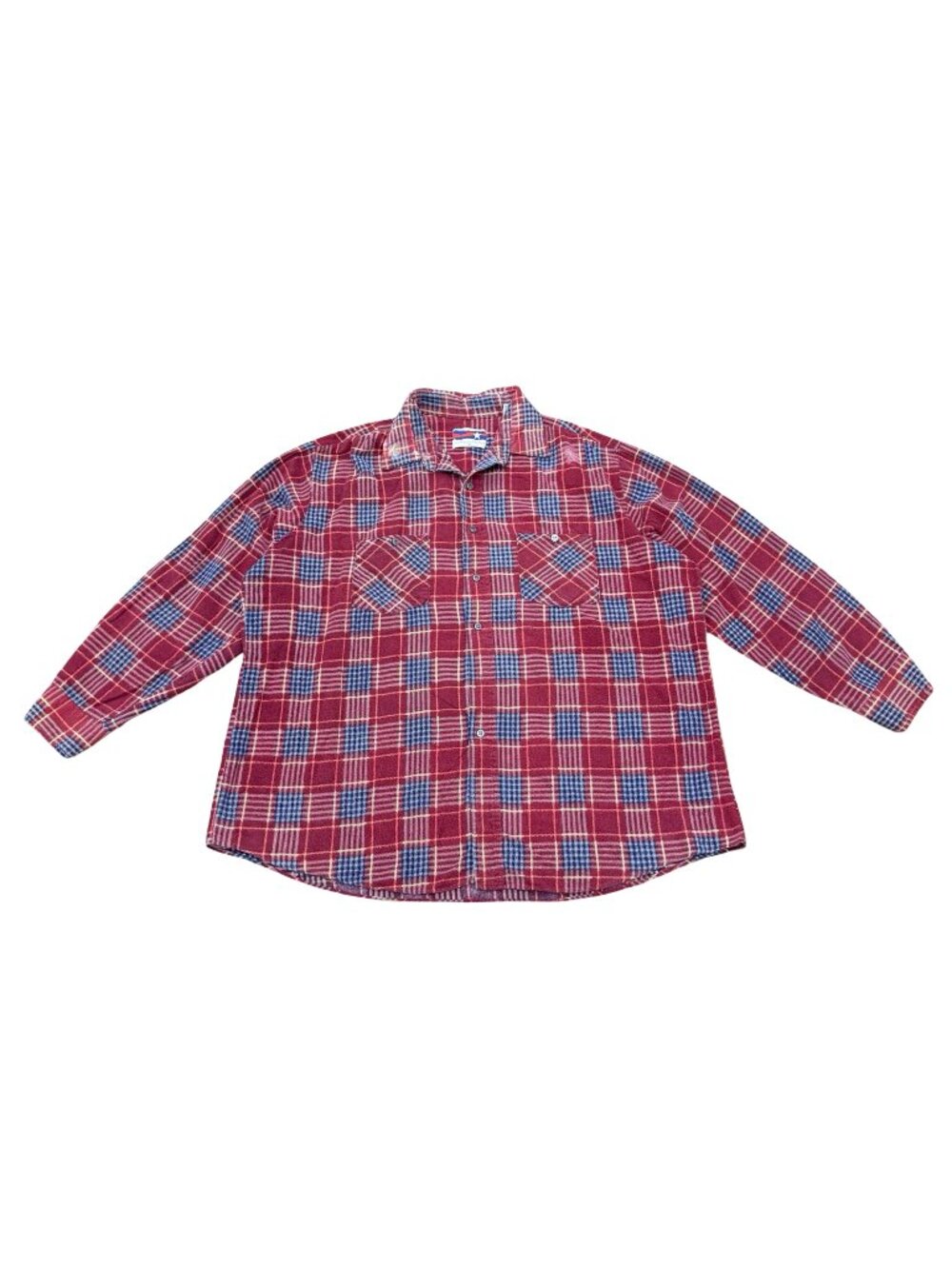 Vintage 1990s American Edition USA Made Plaid Flannel Shirt